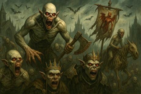 Flesh Eater Courts faction banner