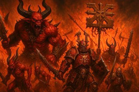 Blade of Khorne faction banner