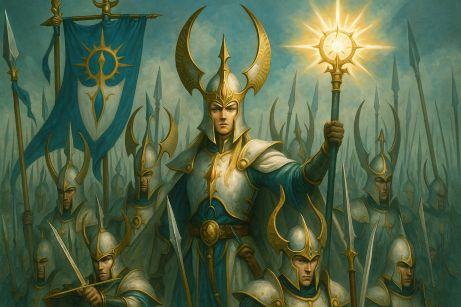 Lumineth Realm-lords faction banner