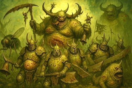 Maggotkin of Nurgle faction banner