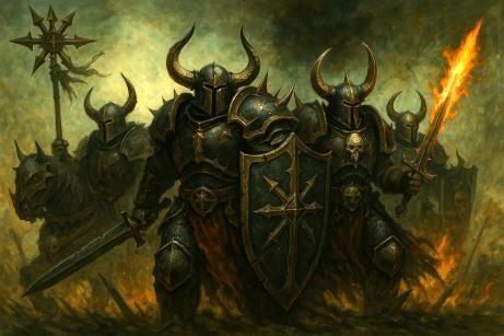 Slaves to Darkness faction banner