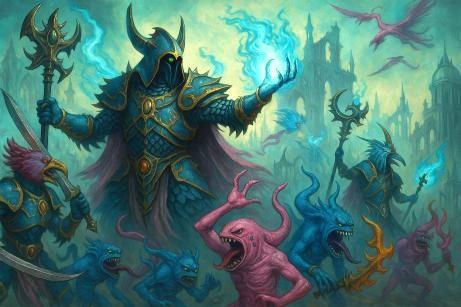 Disciples of Tzeentch faction banner